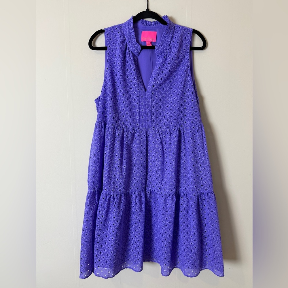 Lilly Pulitzer NOVELLA Dress in Purple Mini Size XL